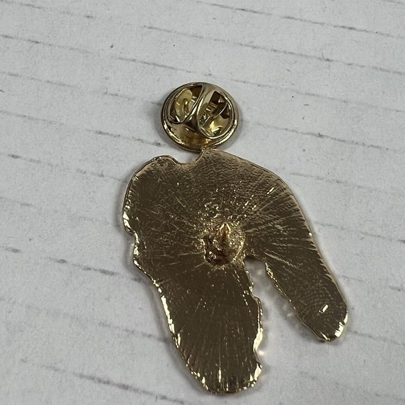 Enamel pin "Clever Girl" Jurassic Park Movie Quotes Dinosaur Skull NEW - Picture 4 of 4